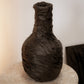 Jarrón Escultórico en Textura Orgánica negra