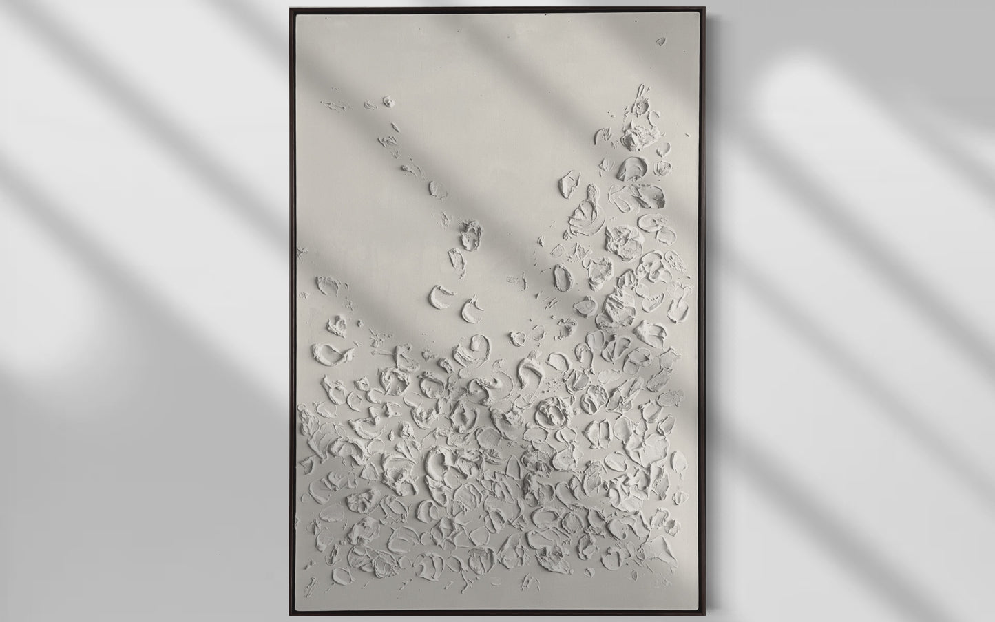 cuadro texturado "pétalos" N 2